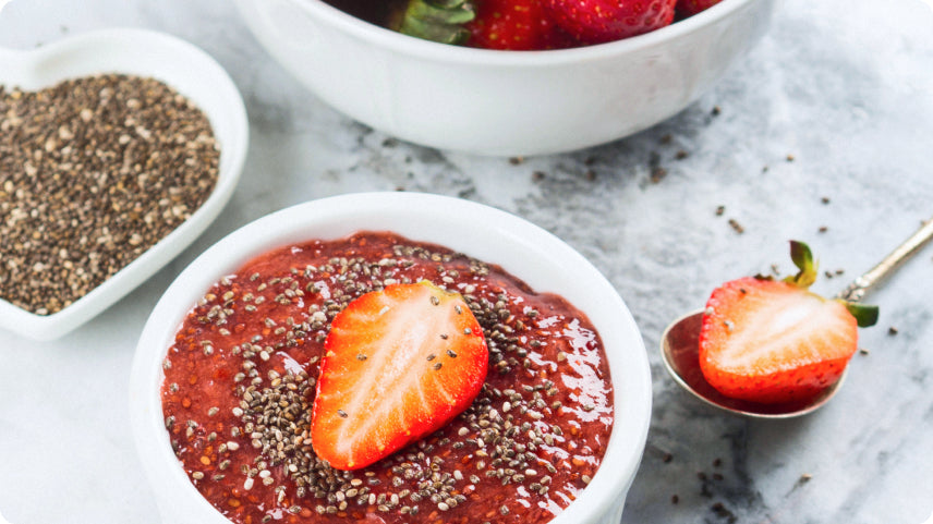 Strawberry Rhubarb Chia Jam