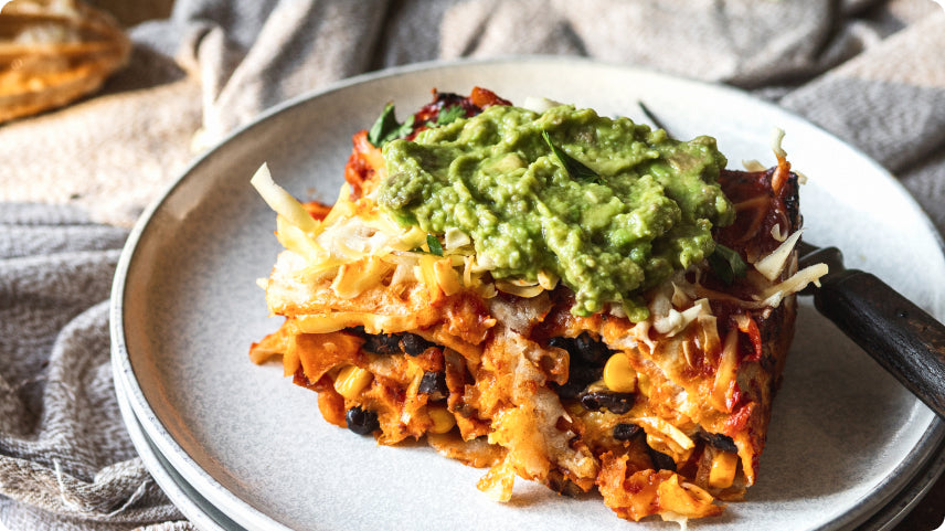 Sweet Potato and Black Bean Enchiladas