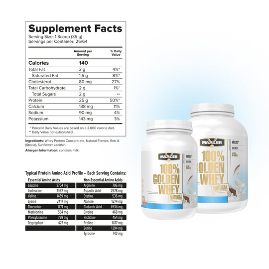 100% Golden Whey Natural