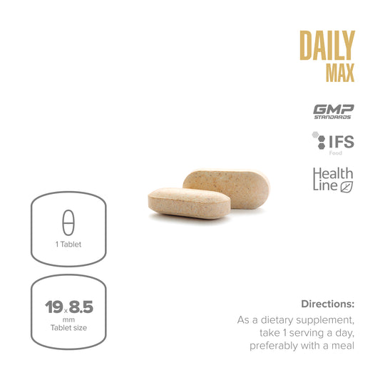 Two tablets with product details on a white background