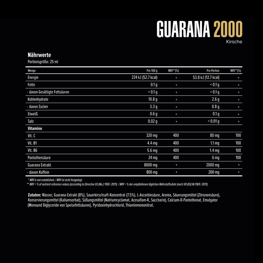 Guarana 2000 Shots