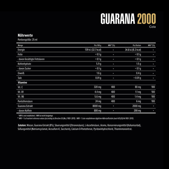 Guarana 2000 Shots