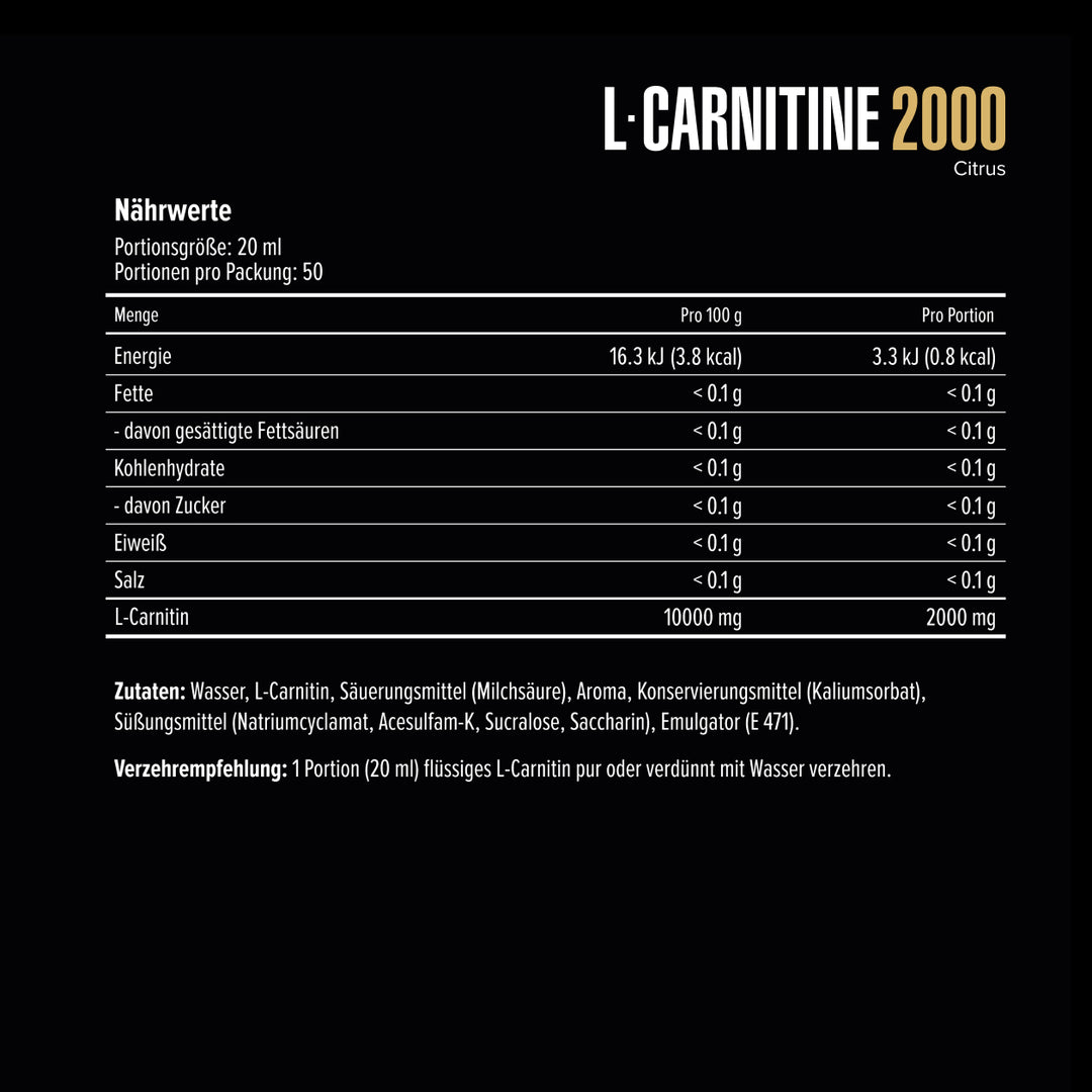 L-Carnitin 2000 Flasche
