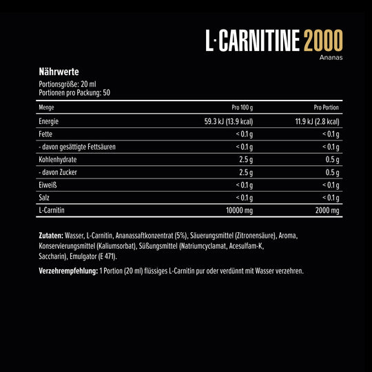 L-Carnitin 2000 Flasche