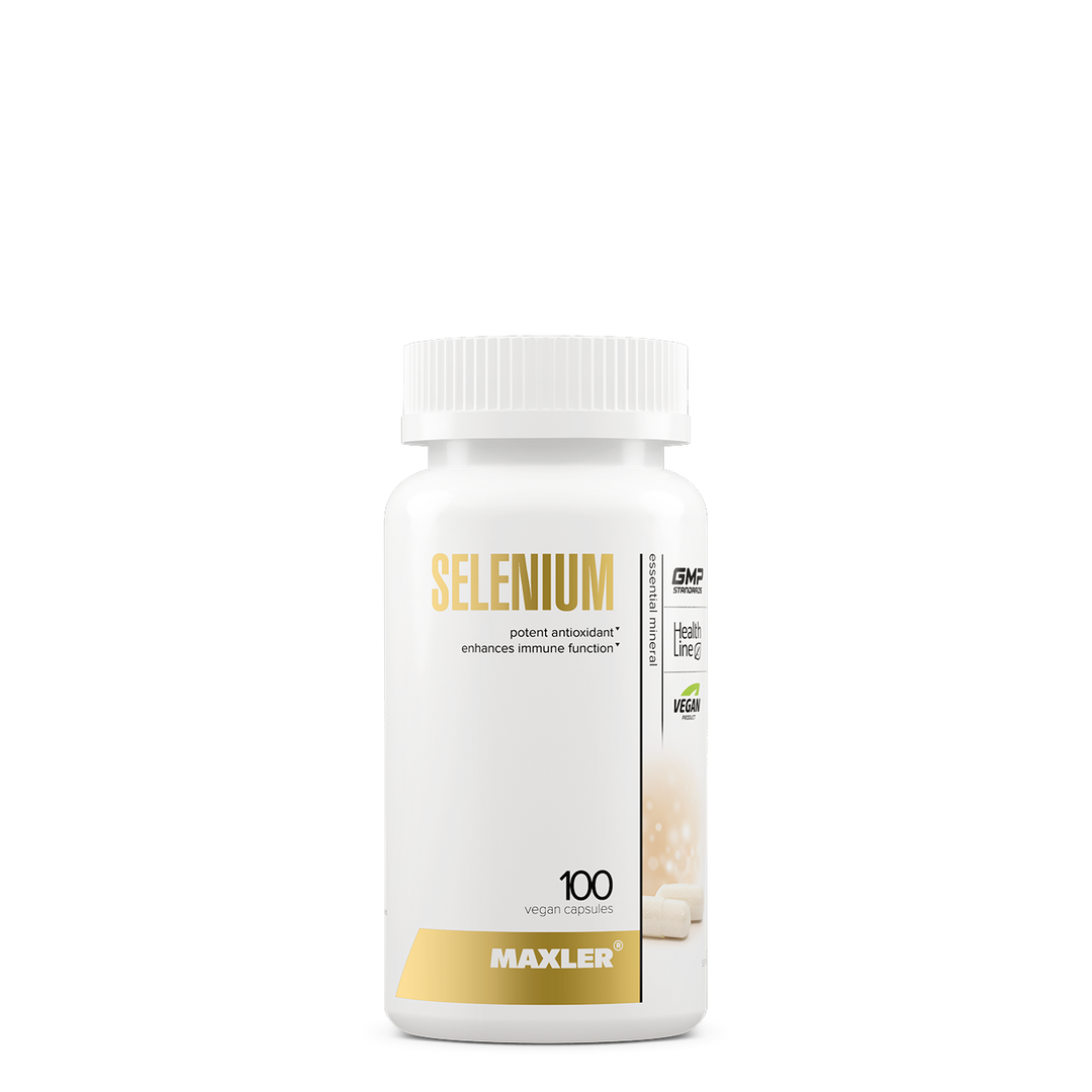 Maxler Selenium supplement bottle on a white background