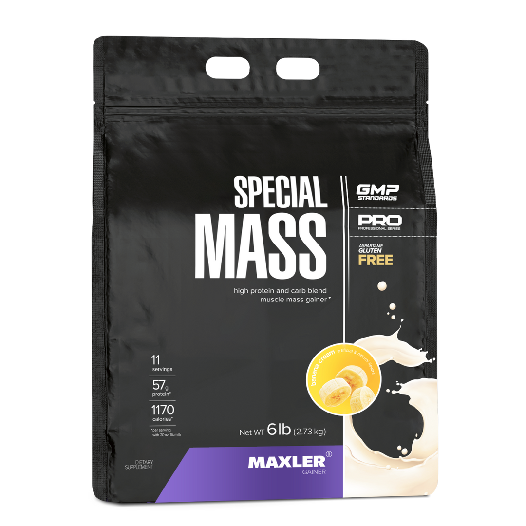 Maxler Special Mass supplement package on a white background