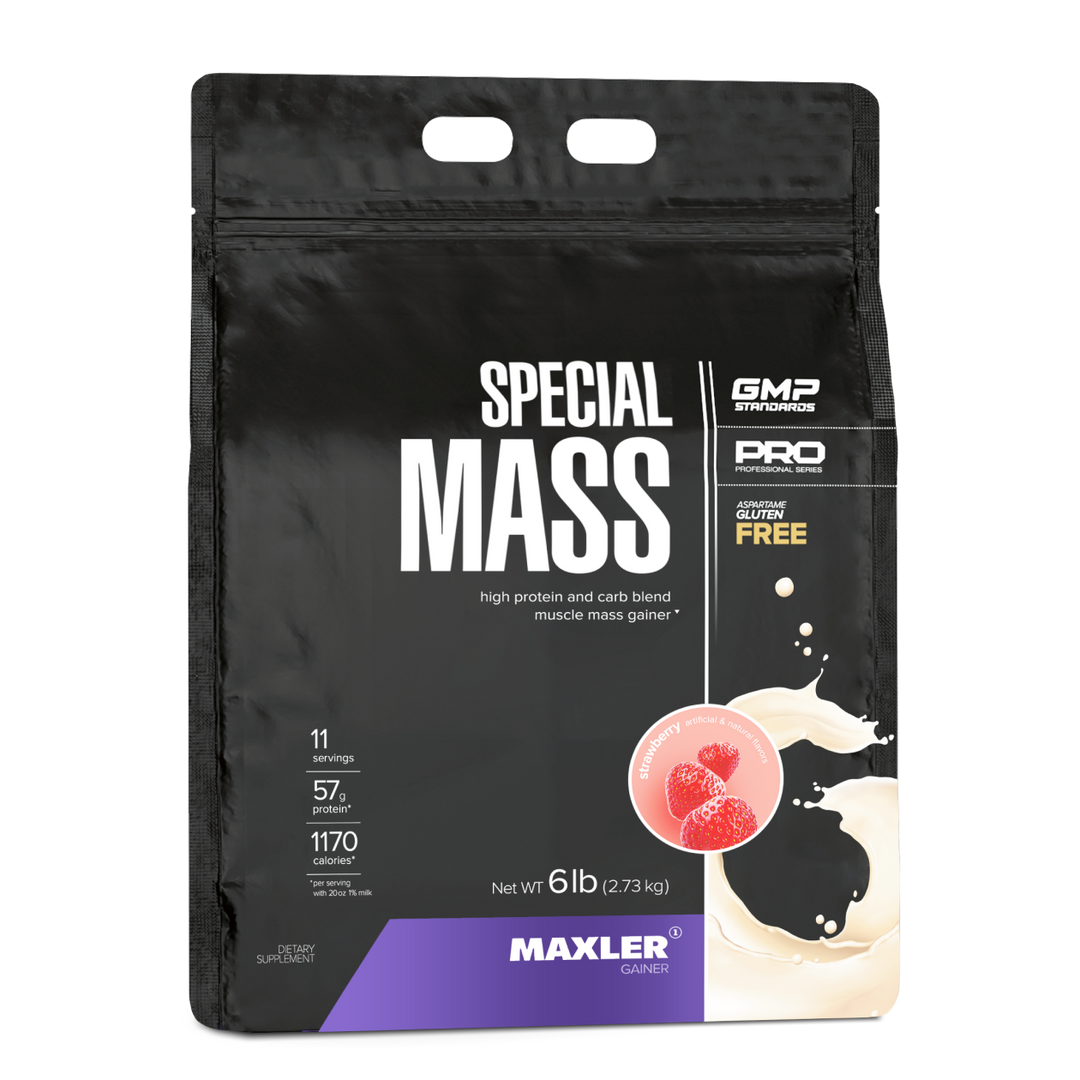 Maxler Special Mass supplement package on a white background