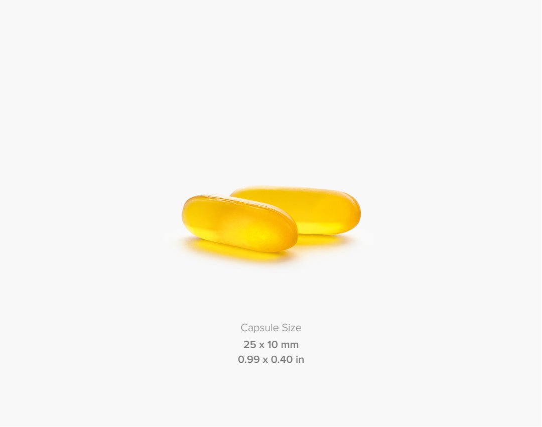 Vegan omega softgel capsules