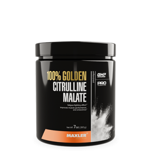 100% Golden Citrulline Malate in a plastic can