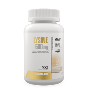 Lysine500mg in a plastic bottle