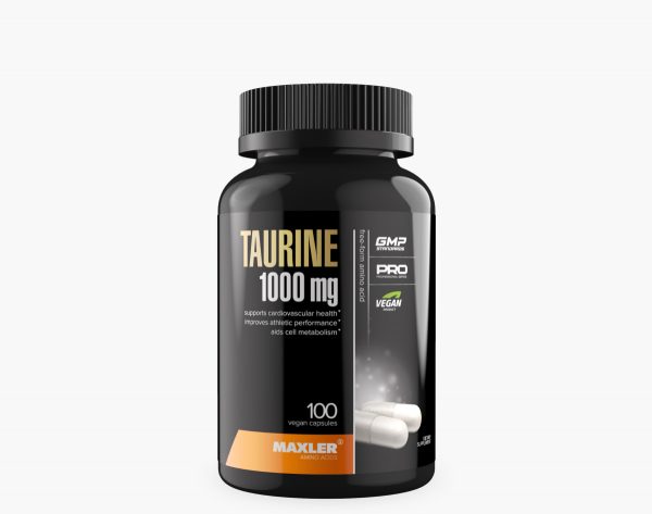 Taurine 1000mg in a bottle
