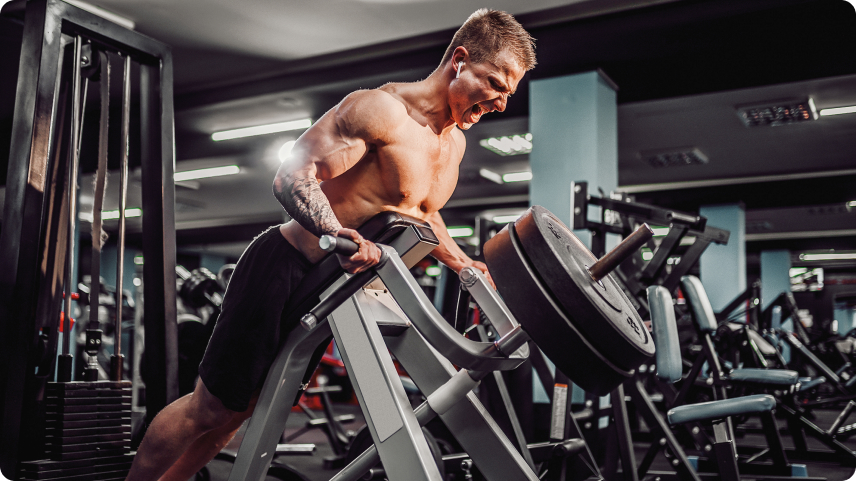 A man doing push ups