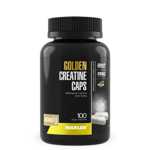 Golden creatine caps