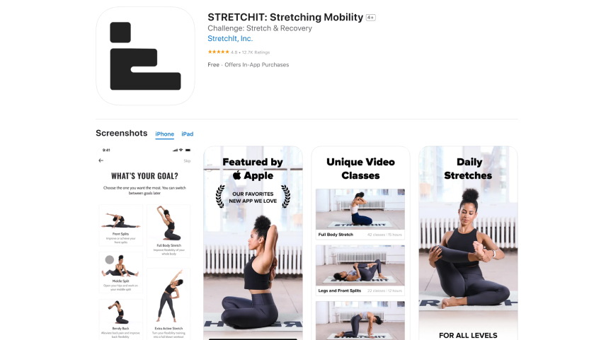 StretchIt app