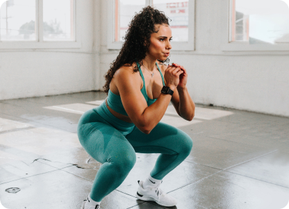 Woman doing fitness