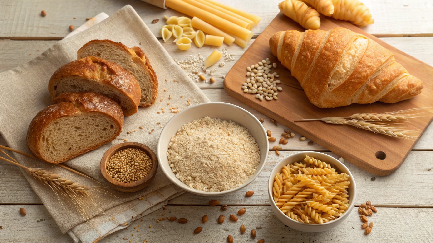 visually-appealing-flat-lay-of-gluten-rich-food