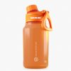 Maxler Water Bottle Shake&Mix in vibrant orange, featuring a secure handle and BPA-free material